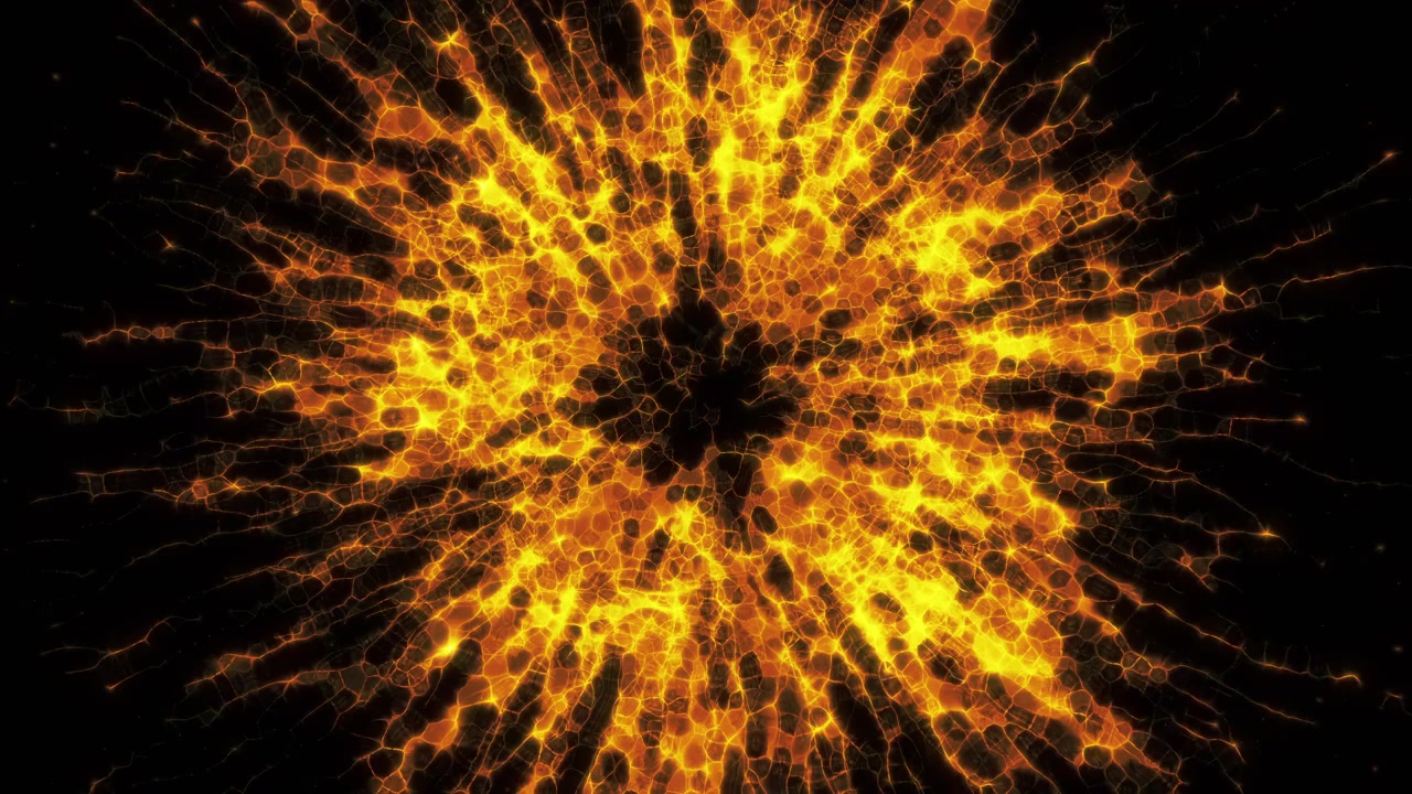 Abstract Explosion of Light and Energy