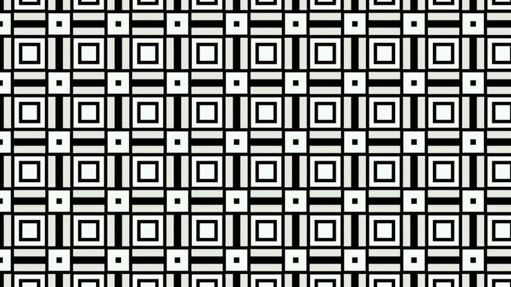 Abstract background animation scrolling right black and white squares