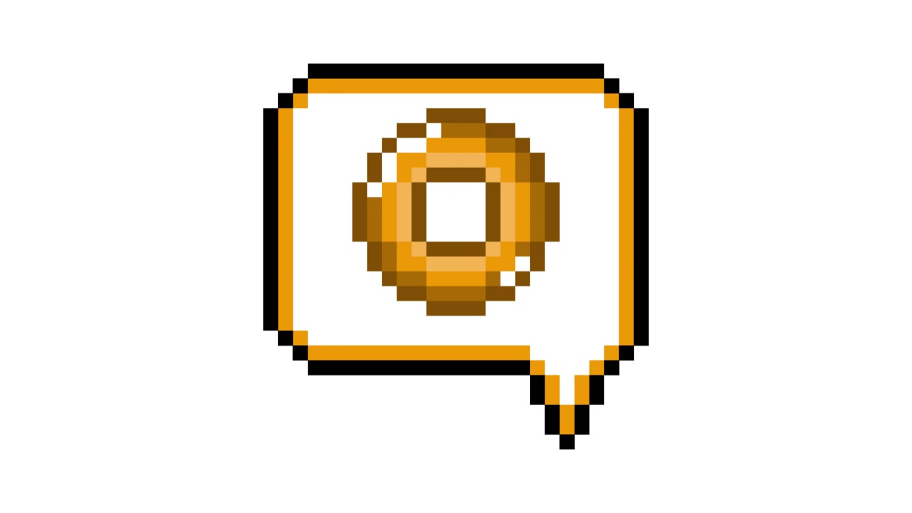 Pixel Art Pop-up Ikon Animation med Cirkel i Taleboble (8).mov