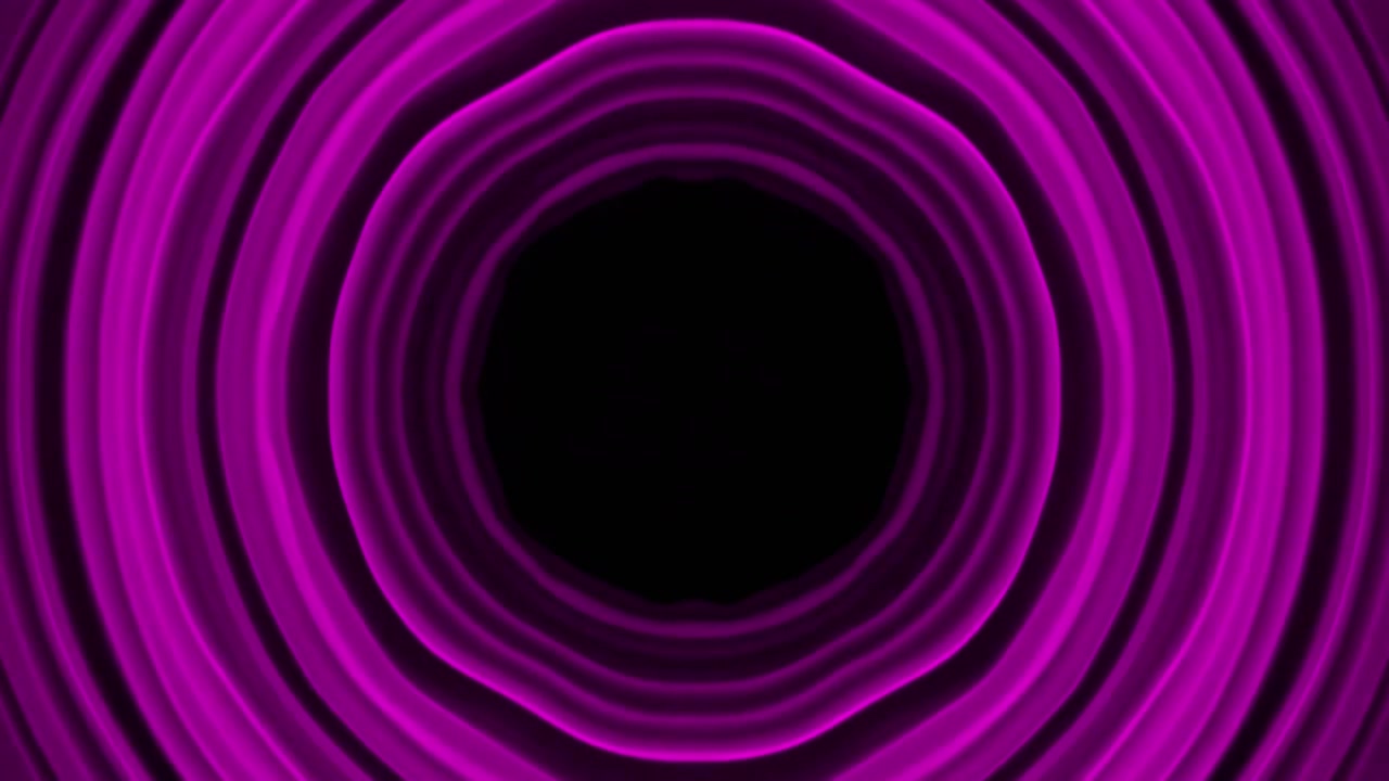 Círculos concéntricos púrpuras abstractos expandiéndose hacia afuera