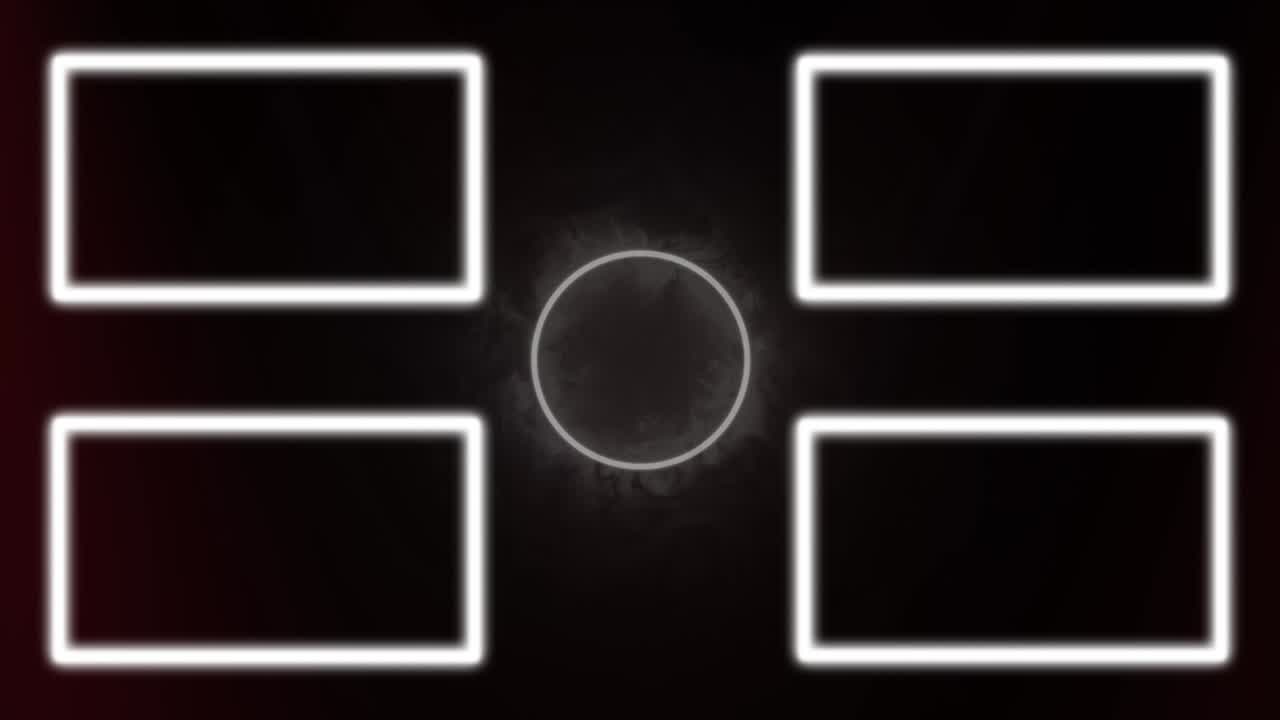 간단한 그라데이션 엔드 카드 엔딩 스크린 모션 그래픽