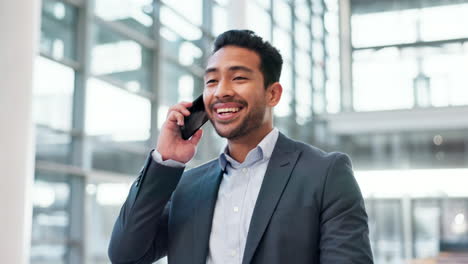 Walking,-business-deal-or-happy-man-on-a-phone