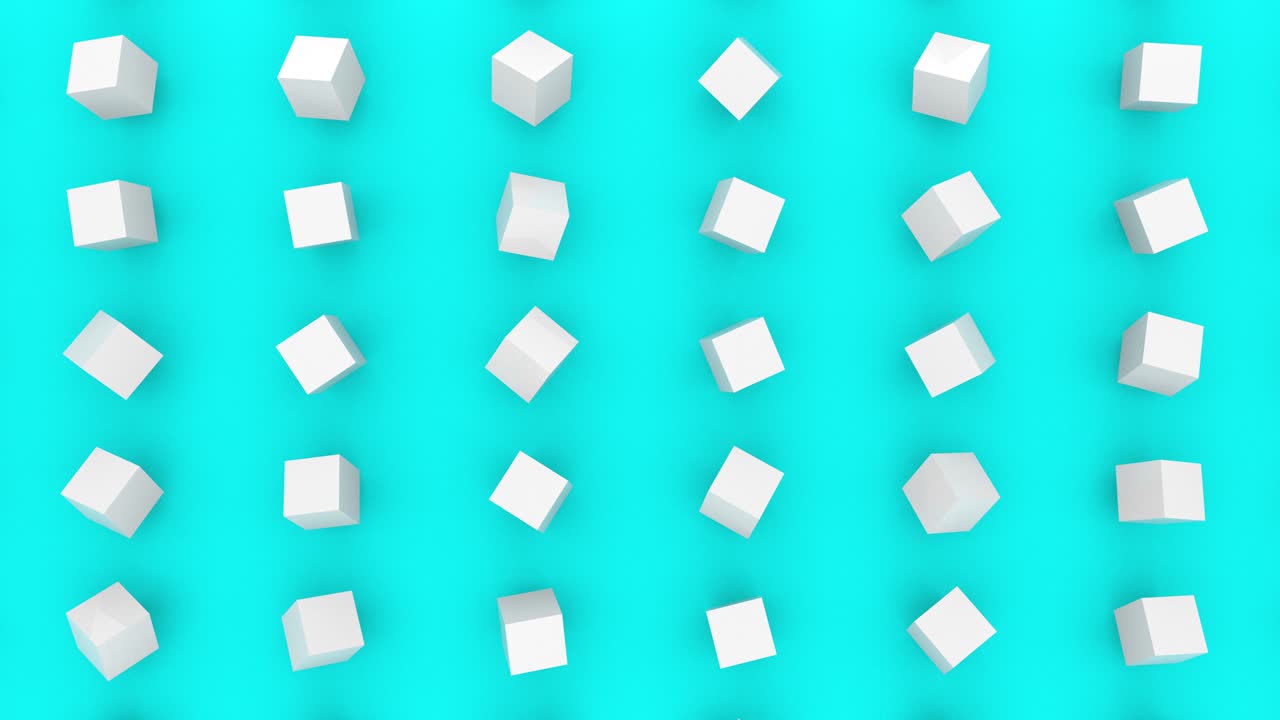 caja de renderización 3d abstracta