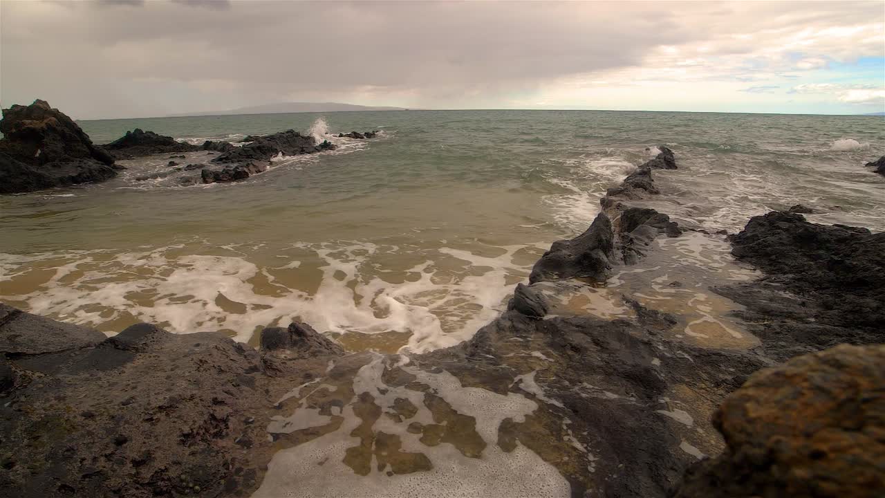 하와이 해안 팽창 슬로우 모션 4