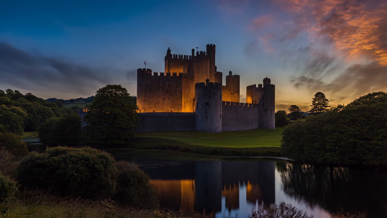 Pembroke Castle at Dusk