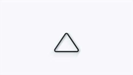 botón de animación de línea. aplicación y iconos de redes sociales, deslizar hacia arriba para la publicidad. medias sociales flechas de desplazamiento. animación de video 4k con canal alfa