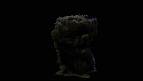 explosion smoke cloud