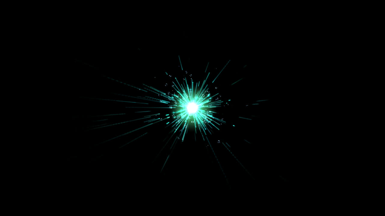 푸른색 폭발 효과