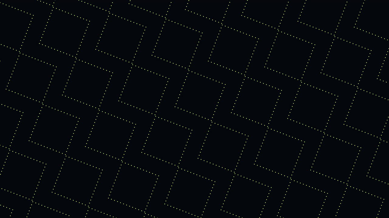 검은 바탕에 대담한 체커 패턴