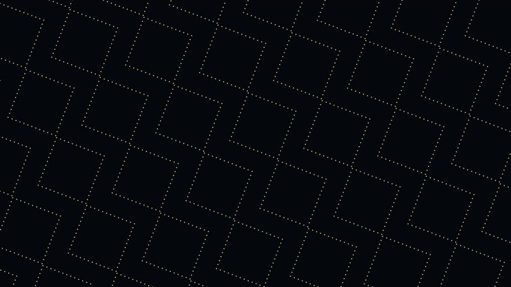 motif à carreaux en gras sur fond noir