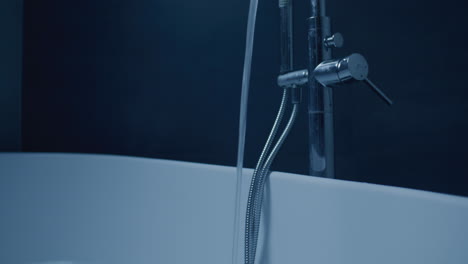 modern bathtub with faucet