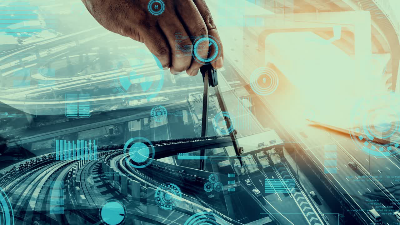 futura construcción de edificios y proyecto de ingeniería inventiva