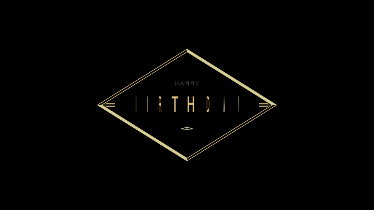 황금과 검은색 생일 카드와 우아한 디자인과 황금 글으로 생일 축하