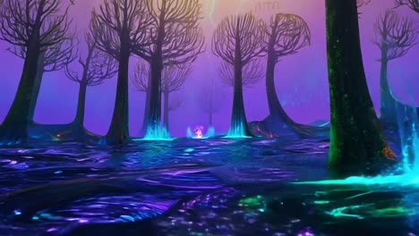 glowing forest fantasy