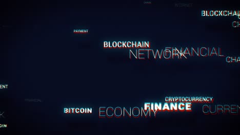 errores de bucle rápido de las palabras de la cadena de bloques de comercio electrónico