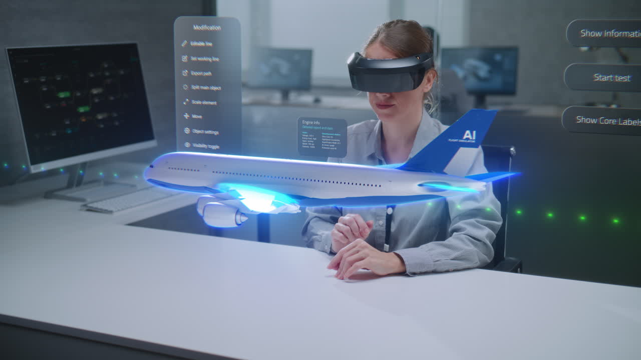 VR/AR-based Aircraft & Engine Design and Maintenance