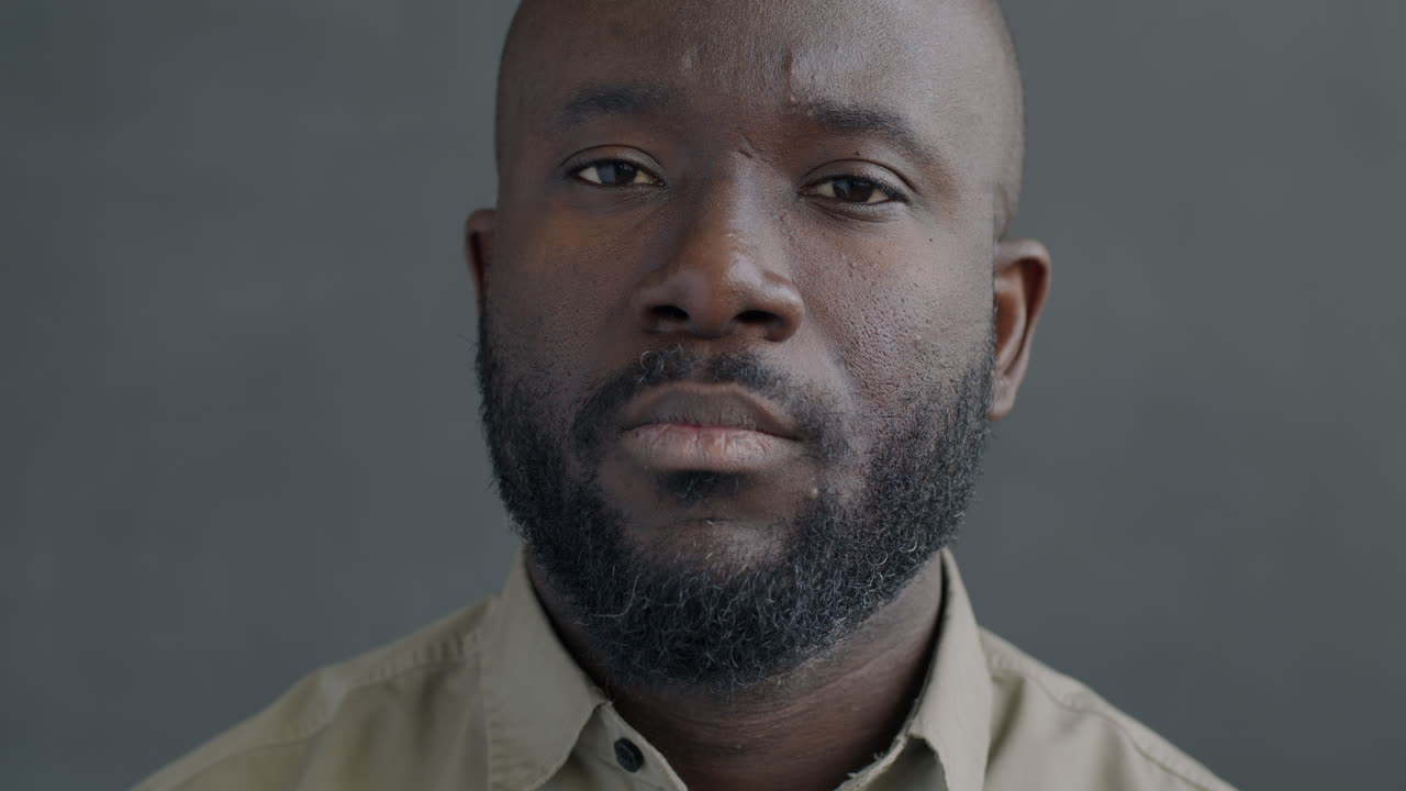 retrato en primer plano de un hombre