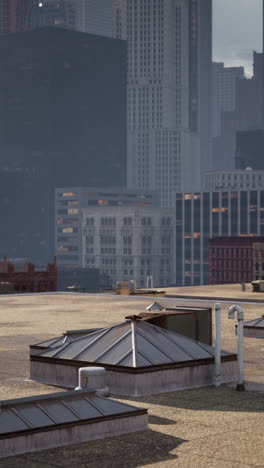 city rooftop view