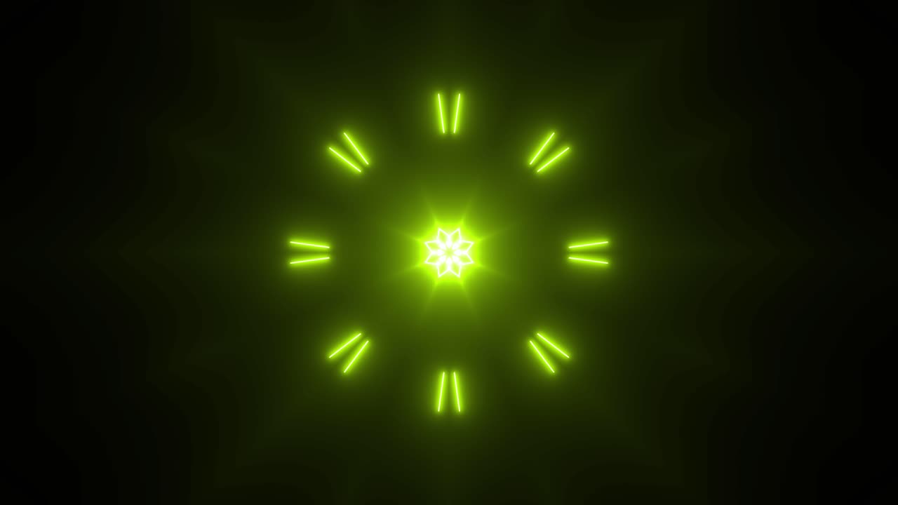 patrón geométrico verde neón