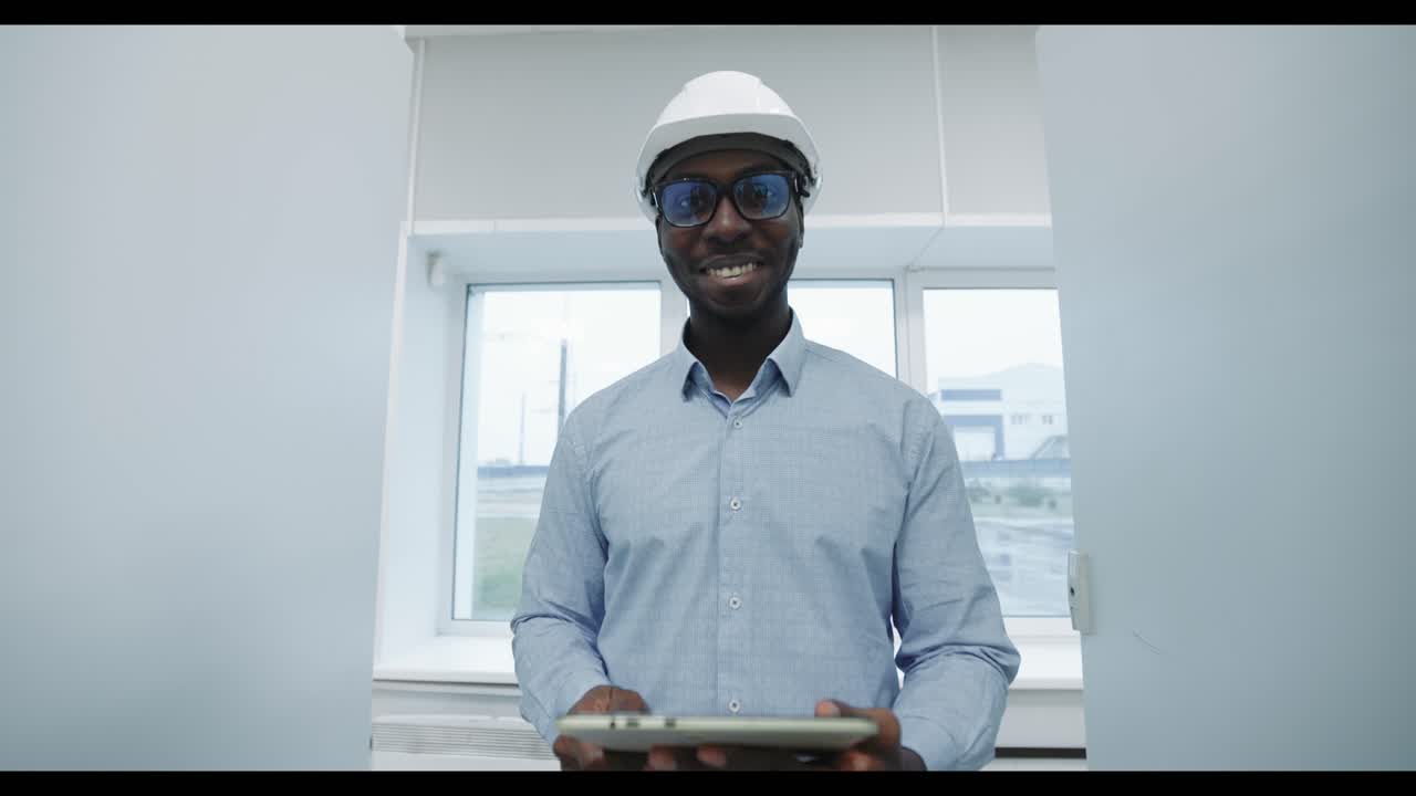 Engineer working in a facility control room
