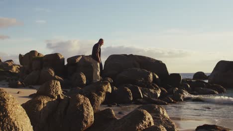 Senior-man-beside-the-sea