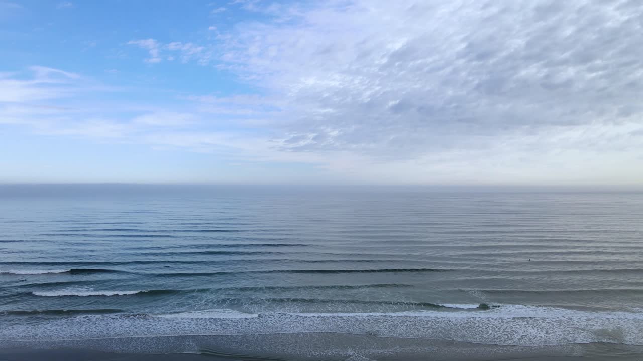 nantasket 해변, 매사추세츠, 정적 드론 샷
