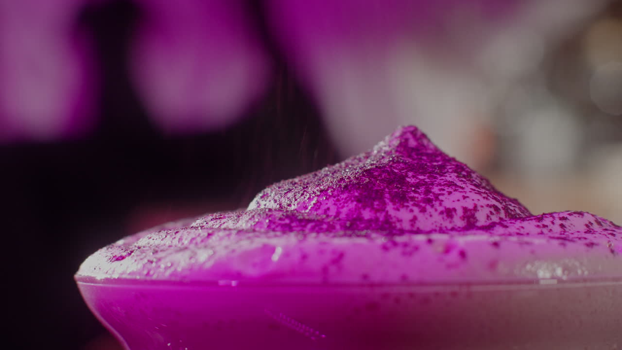 Purple Cocktail Preparation