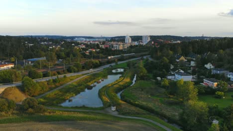 Imágenes-De-Drones-De-Väsby-De-Upland