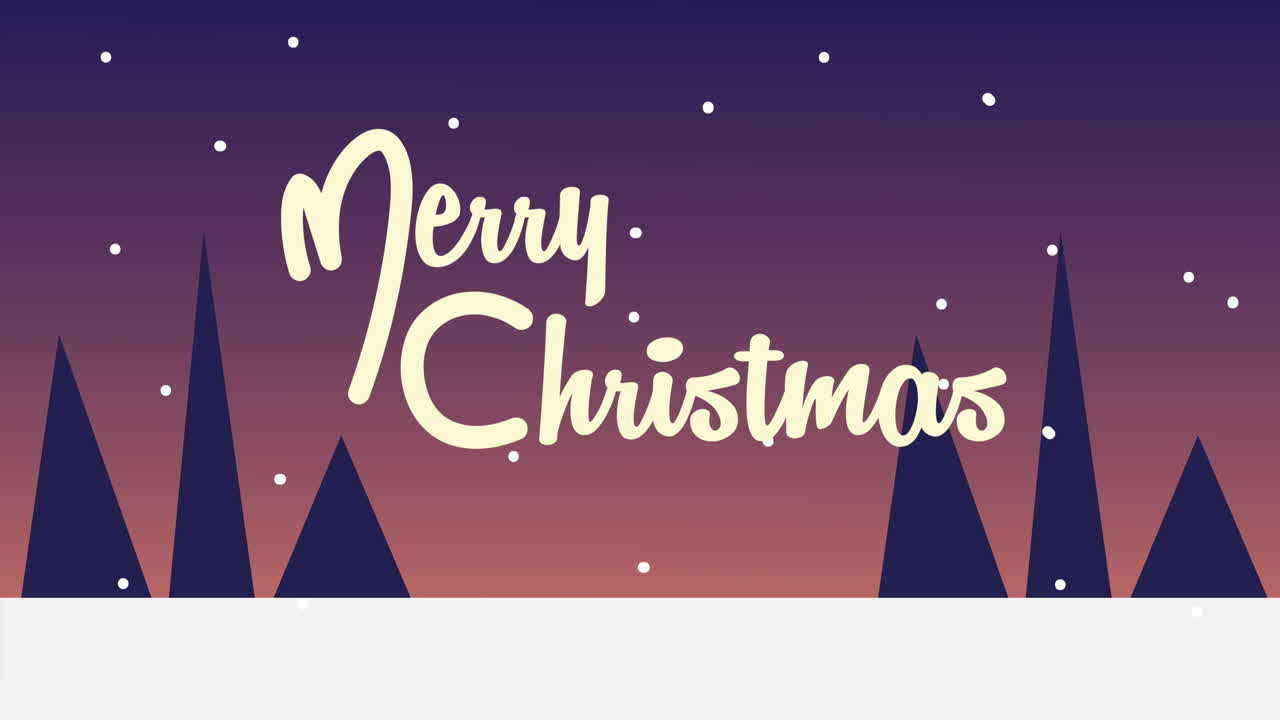 크리스마스 밤 풍경 그래픽 디자인