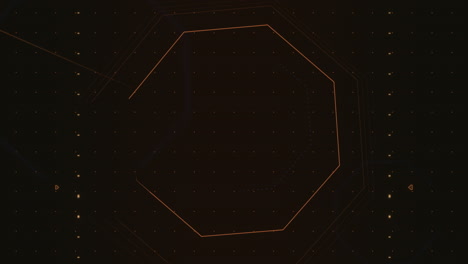 cyberpunk screen with geometric hud elements