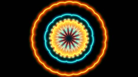 un fondo de neón de forma muy orgánica.