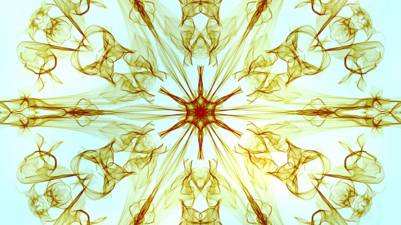 animación fractal de colores suaves abstractos en composición hexagonal, fondo pastel con cambio de color, bucle sin costuras