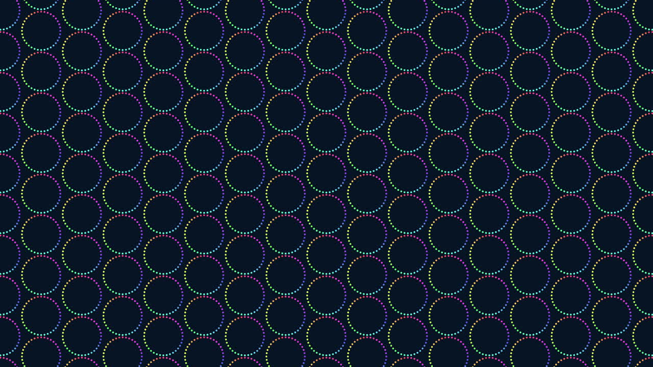 Abstract blue and black circular pattern with zigzag lines