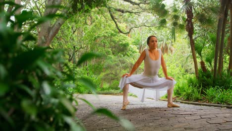 Young-ballerina-dancing-in-the-park-4k