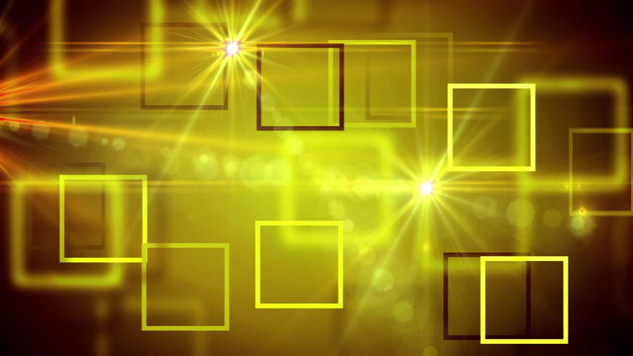 는 노란색 사각형 프레임 루프