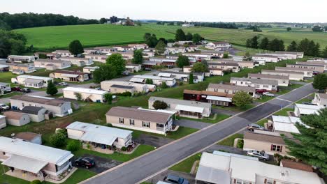 Rural-mobile-home-trailer-park