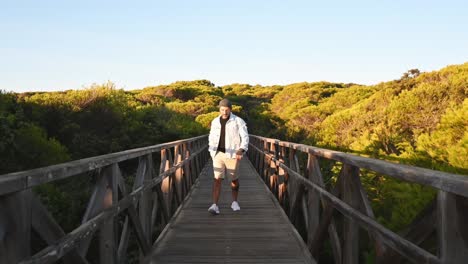 walkways of the beach called playa de muro in mallorca