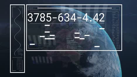 Animation-Von-Bildschirmen-Und-Datenverarbeitung-Auf-Der-Ganzen-Welt