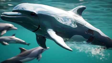 an insightful view into the life of dolphins: exploring the underwater world of these graceful marine mammals in stunning detail and clarity