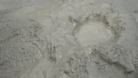 Amazing-Close-up-of-Mud-Boiling-Lava-Slow-Motion,-Mud-Volcano-Romania