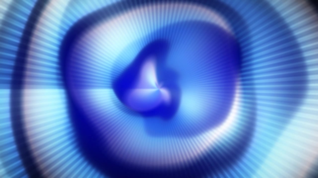 Radiant blue light waves, abstract, concentric wave pattern, serene, loopable, undulating, futuristic digital ambiance for modern design