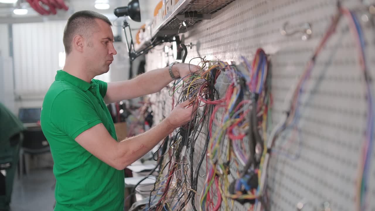 proceso de fabricación de arneses de cableado para vehículos, industria del automóvil