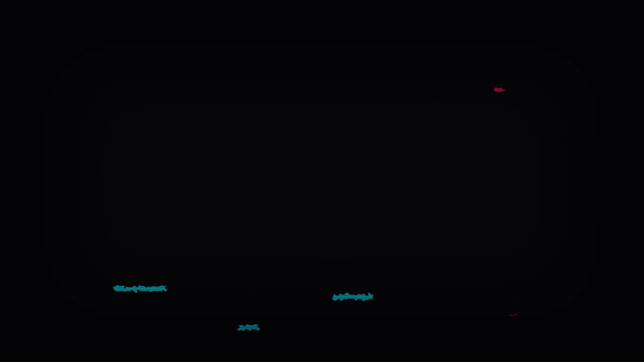 Abstract Digital Glitch Animation with Geometric Shapes