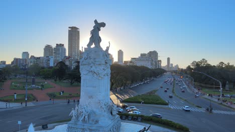 monument to the carta magna and four regions of argentina in buenos aires