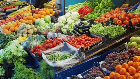 fresh produce at a market