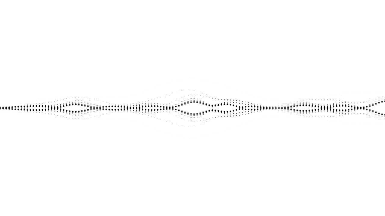 A simple black and white audio visualization effect-2