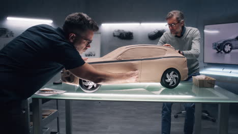 car clay model design process