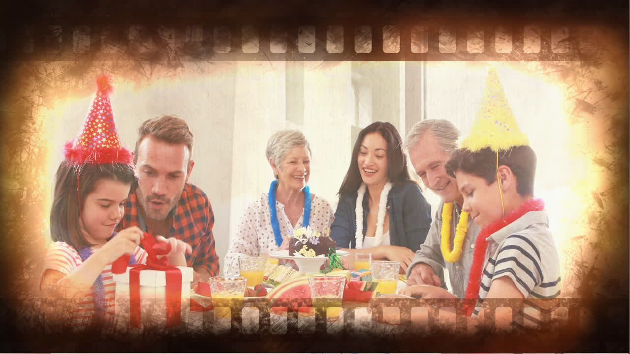 오래된 영화 테이프 비디오