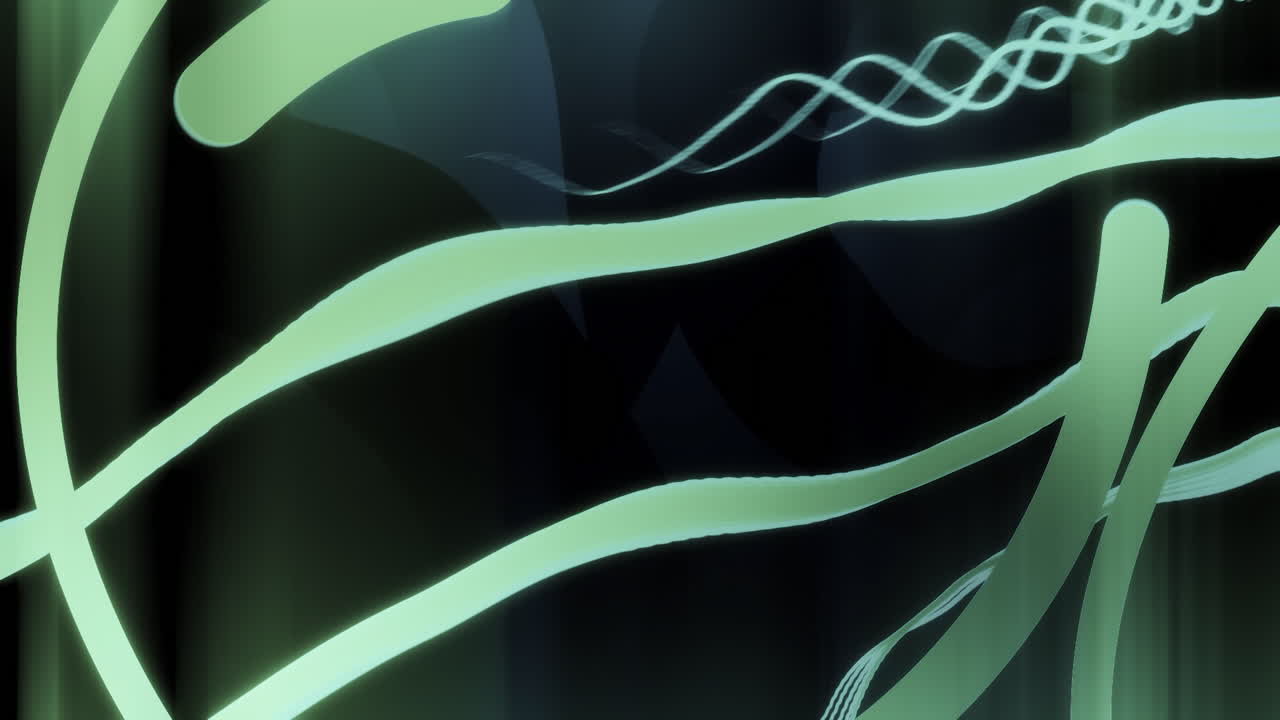 추상적인 녹색 선