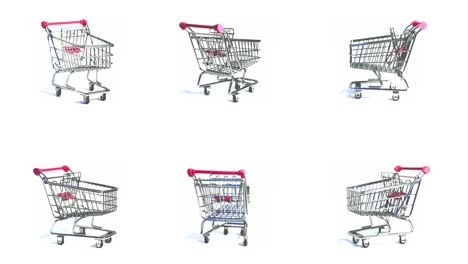 carrito giratorio de supermercado, sitio web de comercio electrónico carrito de compras giratorio